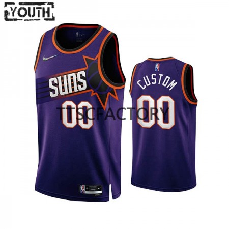 Maillot Basket Phoenix Suns Personnalisé Nike 2022-23 Icon Edition Violet Swingman - Enfant